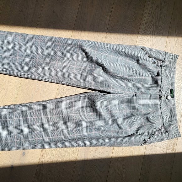 Plaid Suit Pink/Grey  Tricotto label SZ 8 - Picture 4 of 11